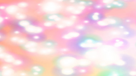 Abstract blurry light reflection bokeh effect festive celebration Valentines Day holiday designs soft dreamy texture glowing circular Sparkle Shiny Christmas defocused backgroundの写真素材