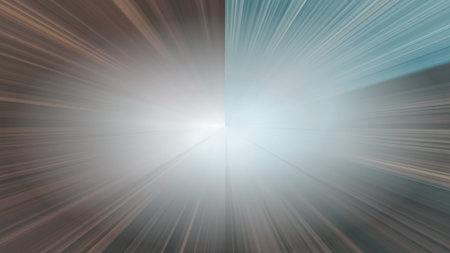 Radial abstract background with speed motion lines rays Background with stripes