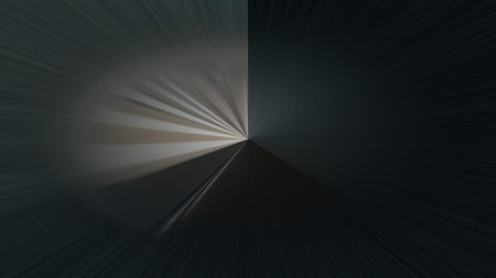 Radial abstract background with speed motion lines rays Background with stripes