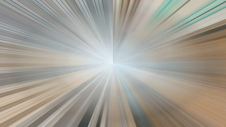 Radial abstract background with speed motion lines rays Background with stripes
