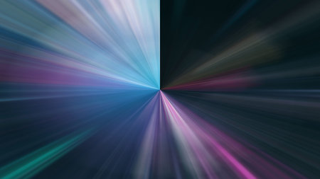 Radial abstract background with speed motion lines rays Background with stripesの写真素材