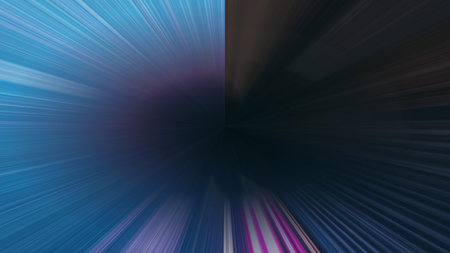 Radial abstract background with speed motion lines rays Background with stripes