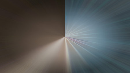 Radial abstract background with speed motion lines rays Background with stripes