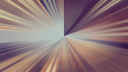 Radial abstract background with speed motion lines rays Background with stripes