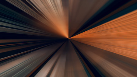 Radial abstract background with speed motion lines rays Background with stripes