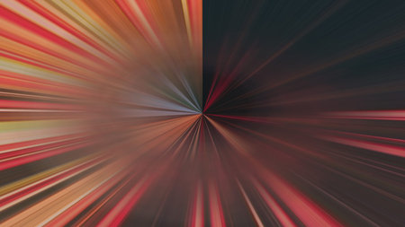 Radial abstract background with speed motion lines rays Background with stripes