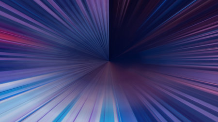 Radial abstract background with speed motion lines rays Background with stripes