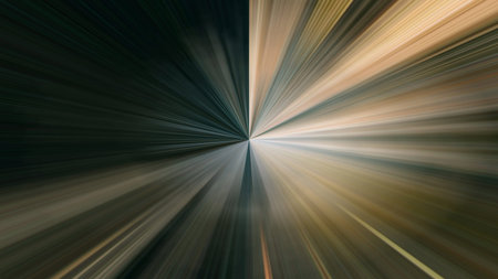 Radial abstract background with speed motion lines rays Background with stripes
