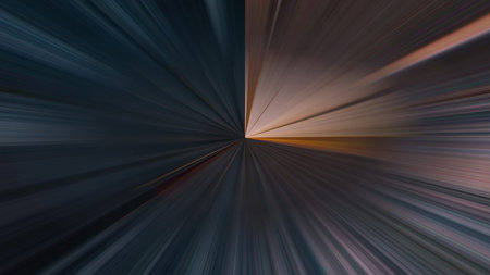 Radial abstract background with speed motion lines rays Background with stripes