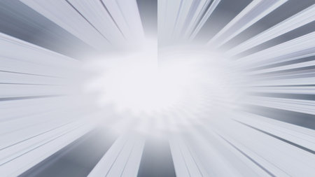 Radial abstract background with speed motion lines rays Background with stripesの写真素材