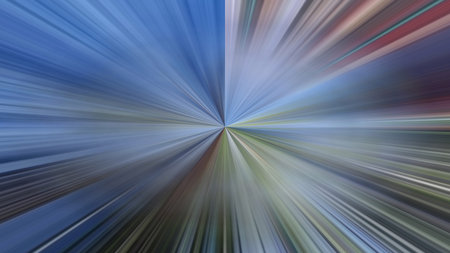 Radial abstract background with speed motion lines rays Background with stripes