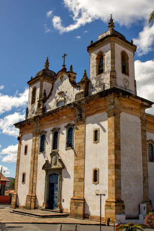 Ancient church in baroque styleの写真素材