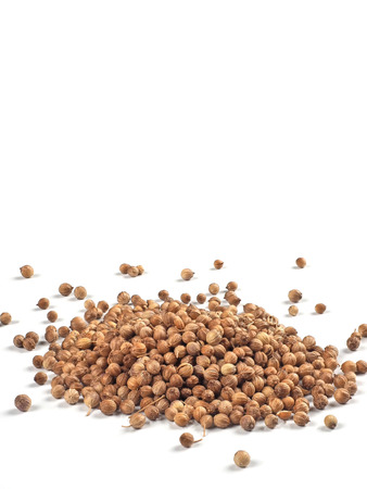Small pile of coriander seedsの写真素材