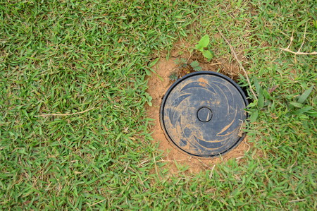 The plastic ground water gateの写真素材