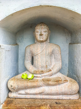 Buddha statue Sculpure, Sri Lankaの写真素材