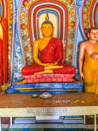 Buddha statue Sculpure, Sri Lankaのeditorial素材