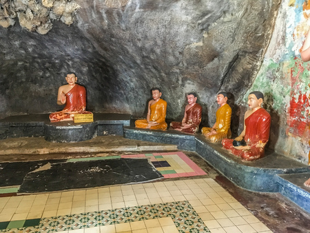 Buddha statue Sculpure, Sri Lankaのeditorial素材