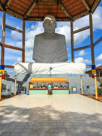 Buddha statue Sculpure, Sri Lankaのeditorial素材