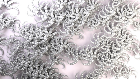 tentacles  withg ray fractal spiral background pattern