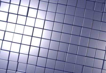 wall of uneven gold tiles or bricks 3d renderingの写真素材