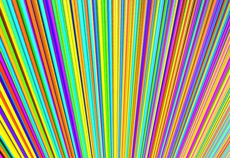 Colorful of silk vertical threads, 3d renderの写真素材