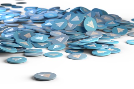 aircraft blue logo, icon button. Social media background sign 3d illustraionの写真素材