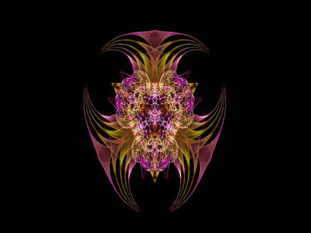 Digital Jeweled brooch の写真素材