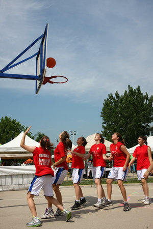 Festival of women's sport,Jun 2011.Belgrade,Serbiaのeditorial素材