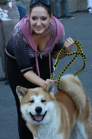 Participants with different masks in Zombie walk within reeling of the Festival of Serbian fiction movies held in Belgrade,Serbia,21.October2012.のeditorial素材