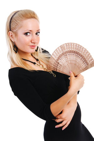 Picture of a young beautiful blond girlの写真素材