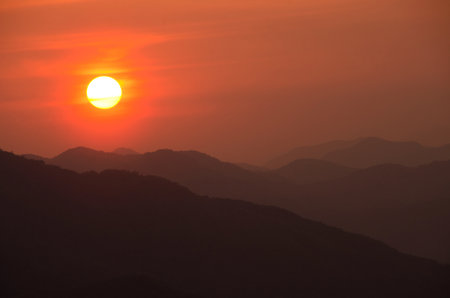sunsetの写真素材