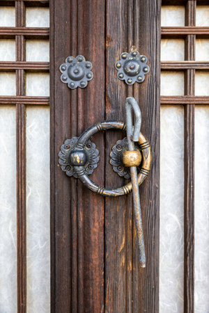 Haeamjeong traditional gate in Samcheok, Gangwon-doの写真素材