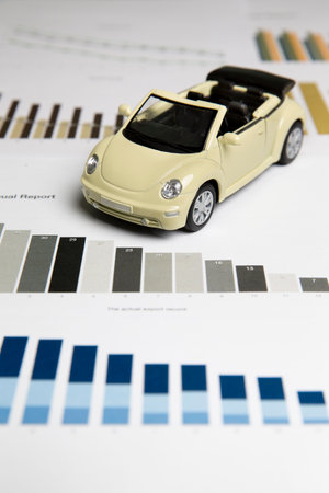 Used car sales and pricesの写真素材