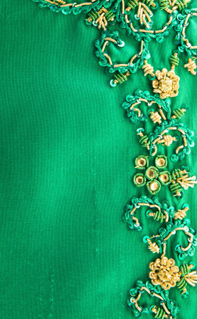 Fabric on isolated background with place for textの写真素材