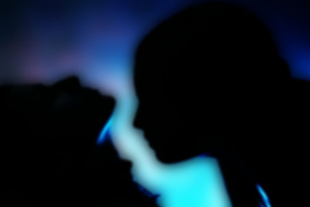 azure silhouetteの写真素材