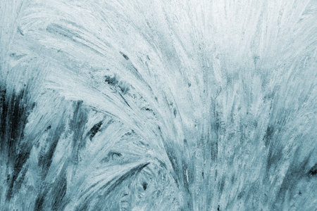 frost cyan patternの写真素材