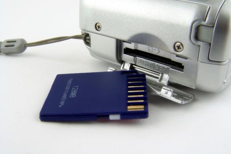 SD slot in digital camera