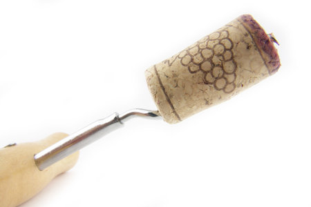 corkscrew at workの写真素材