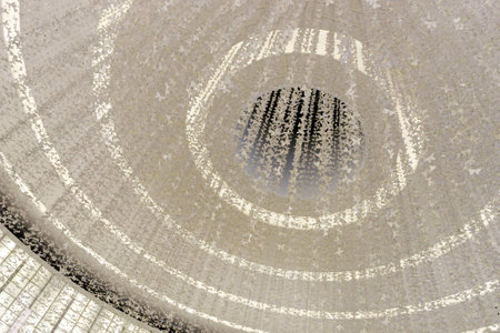 DUBAI - OCTOBER 13: The Dubai Mall linterior on October 13, 2014 in Dubai, UAE. The Dubai Mall located in Dubai, it is part of the 20-billion-dollar Downtown Dubai complex, and includes 1,200 shops.のeditorial素材