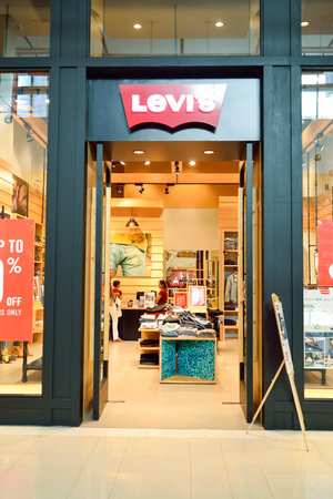 BANGKOK, THAILAND - JUNE 20, 2015: shopping center interior. Shopping malls and department stores...