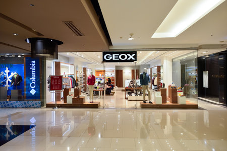 BANGKOK, THAILAND - JUNE 21, 2015: shopping center interior. Shopping malls and department stores...