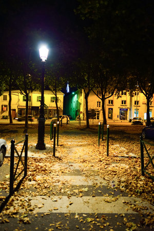 ORLEANS, FRANCE - AUGUST 11, 2015: streets of Orleans. Orleans is a city in north-central France, about 111 kilometres southwest of Paris. It is the capital of the Loiret department and of the Centre-Val de Loire region.のeditorial素材
