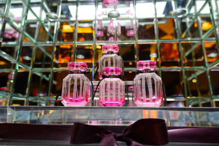 HONG KONG - NOVEMBER 02, 2015: interior of Victoria's Secret store. Victoria's Secret is the largest American retailer of lingerieのeditorial素材