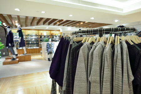 HONG KONG - NOVEMBER 02, 2015: interior of a boutique in New Town Plaza. New Town Plaza is a shopping mall in the town centre of Sha Tin in Hong Kong. Developed by Sun Hung Kai Propertiesのeditorial素材