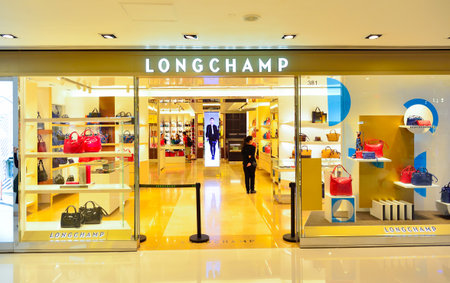 HONG KONG - NOVEMBER 02, 2015: interior of a boutique in New Town Plaza. New Town Plaza is a...