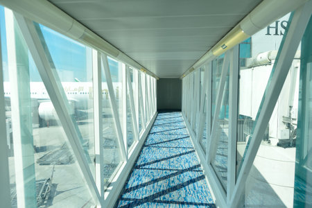 DUBAI, UAE - NOVEMBER 16, 2015: interior of Dubai Airport. Dubai International Airport is the...