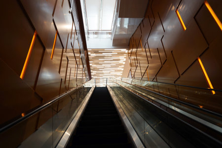 SINGAPORE - NOVEMBER 08, 2015: inside the Louis Vuitton store. Louis Vuitton is a French fashion house, one of the world's leading international fashion housesのeditorial素材