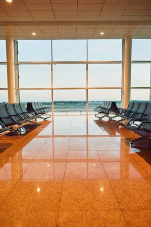 BARCELONA, SPAIN - NOVEMBER 20, 2015: interior of Barcelona airport. Barcelona-El Prat Airport is an international airport. It is the main airport of Catalonia, the second largest in Spain and one of the busiest in the worldのeditorial素材