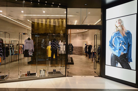 SINGAPORE - NOVEMBER 08, 2015: interior of The Shoppes at Marina Bay Sands. The Shoppes at Marina...