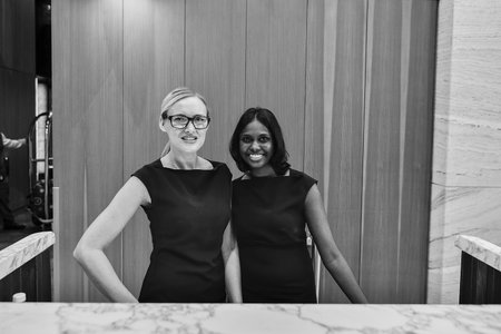 SINGAPORE - NOVEMBER 08, 2015: staff of the Marina Bay Sands Hotel. Marina Bay Sands is an integrated resort fronting Marina Bay in Singaporeのeditorial素材